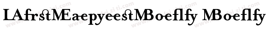 MrsEavesBold Bold字体转换